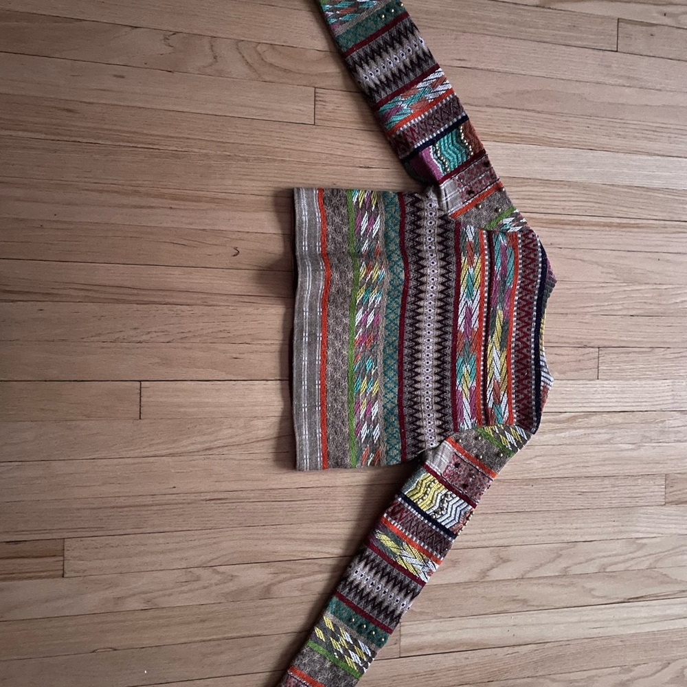 Glamorous Multicolor Patterned Blazer - Picture 7 of 7